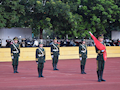 勿忘国殇，振兴中华——财经与物流管理学院举行爱国主义教育升旗仪式