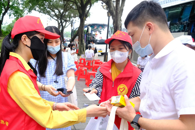 米兰师生参加柳州市2022年“世界献血者日”公益活动