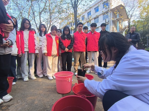专业教师讲解栽培技术 专业教师讲解栽培技术