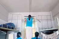 米兰开展宿舍空调滤网清洗活动