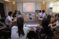 米兰纪委召开与学校合作单位负责人廉洁服务谈话会