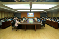 米兰组织干部师生集中观看纪念五四运动100周年大会直播