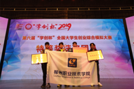 喜讯：米兰学子在2019年第六届“学创杯”全国大学生创业综合模拟大赛中喜获特等奖