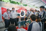 米兰携“网红”项目亮相广西2021年职业教育活动周启动仪式