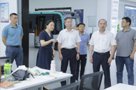 柳州市科学技术局领导到米兰调研
