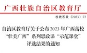  喜讯：米兰教师在2023年广西高校建设“壮美广西”系列思政课“示范课堂”中获佳绩