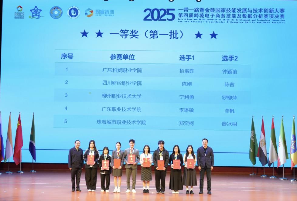 颁奖现场：米兰选手宁利勇、罗柳萍获得一等奖