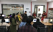 横县职业教育中心到贸易与旅游管理学院调研交流