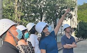 凝心聚力稳开学，实地督导促落实 副校长鞠红霞现场考察崇文楼最新建设进展情况