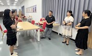教务处领导慰问贸旅学院国赛备赛师生